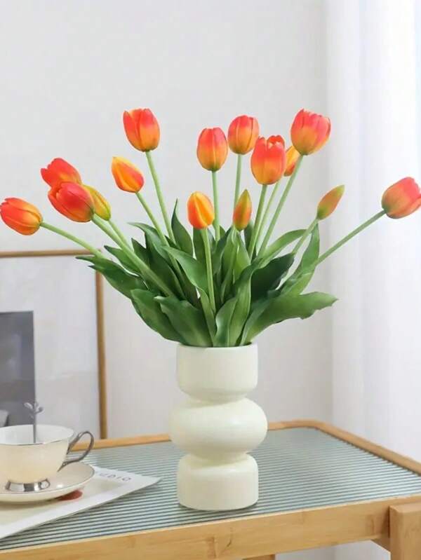 5 Stücke/10 Stücke künstliche Blumen Tischdekoration, Künstliche Pflanzen Heimdekoration