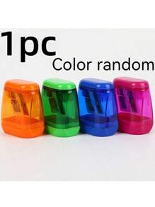 2/4/6/8/12 pièces Taille-crayon manuel - Conception compacte à double trou, portable, convient aux enfants, étudiants, salles de classe et bureaux à domicile, rentrée scolaire