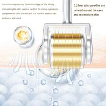 [Titanium Alloy Roller] Manual Facial Massager | Micro-Needle Infusion Lift And Firm | Deep Nourishment Improve Skin Quality | Salon-Level Home Care | Deep Penetration Brightens Complexion | Manual Massage Promotes Absorption