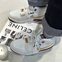 Nike Air Jordan Legacy 312 新年变身系列 - 大童运动鞋 白/金栗色 IB4914-161