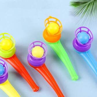 80s Classic Nostalgic Plastic Floating Ball Blow Toy, Magic Levitating Floating Blow Ball