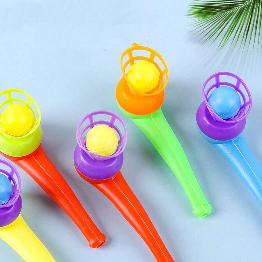 80 年代经典怀旧塑料浮球吹塑玩具，魔法悬浮吹塑球 - 彩色 - 查看 1