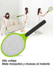 6 Piezas Matamoscas eléctrico, moscas recargables,exterminador de insectos, mata moscas recargable, raqueta para insectos, Control de plagas portátil al aire libre para acamparpara el hogar matamoscas, jardín. - (Estilo/Color) Aleatorio-6 Piezas - Ver 6