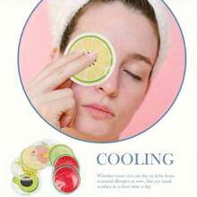 1/2/4 piezas Máscaras de gel reutilizables frías/calientes, parches de hidrogel para relajar los ojos, adecuados para largas horas de uso de computadora, quedarse despierto hasta tarde, belleza, aliviar la fatiga ocular - Multicolor - Ver 6