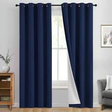 Navy Blue With White Backing