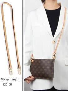 可更换包带，包袋配件带，经典高端包袋带配件，可调节长度的包带，适合 DIY 设计 - 卡其色 - 查看 5