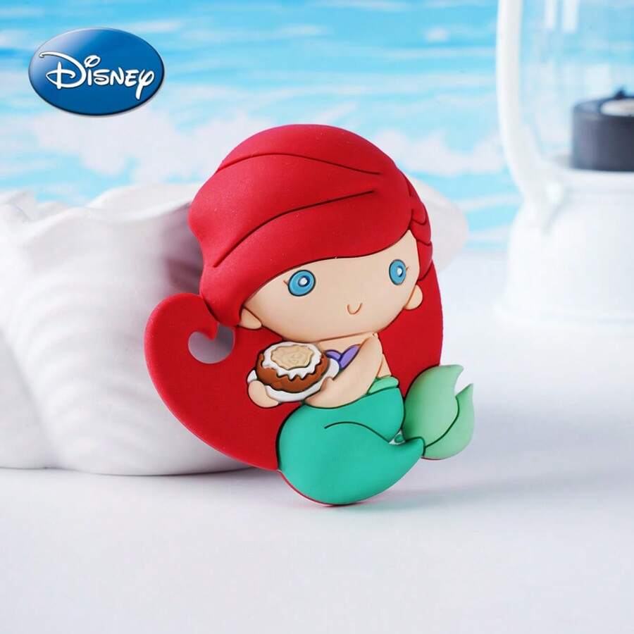 Disney 1个官方授权3D泡沫磁铁冰箱贴 可爱卡通人物厨房冰箱贴纸 书架装饰配件 旅行生日礼物 - 紅色 - 查看 1