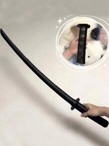 1/2 Male/Female Extendable Samurai Sword Available In Black And Pink, Suitable As A Halloween Costume Prop And Gift Giving - Multicolor - View 2