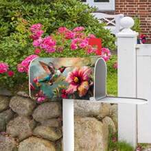 1pc Christmas Mailbox Tin Box, Gift Mailbox Tin Can, Mailbox Tin Can, Graduation Gift Storage Box, Halloween & Christmas Gift Storage Mailbox