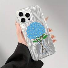 Funda para teléfono, diseño moderno y transparente de gasa, compatible con phone 11, 12, 13, 14, 15, 16 Pro Plus. Ideal para cumpleaños, chicas y chicos. - transparente - Ver 8
