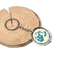 1pc Game Jinx Blue Rose Rotatable Cosplay Necklace Halloween Party Cosutmes DIY Stuff Arcane Season 2 Backpack Pendant Fans Gifts - Multicolor - View 9