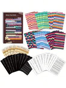 1900 + Sheets Of Diary Gossip Word Stickers + 60 Sheets Of Gold Foil Art Quote Stickers, Contract Your Creative Records! Whether It's A Casual Trash Journal, A Delicate Scrapbook, Or A Bullet Journal With Handmade Quotes, It's Easy To Embellish, And A Few Stickers On A DIY Gift Card Will Instantly Bring Your Thoughts To Life ~ A Huge Amount Of Stickers To Mix And Match, So Every Page Will Have A Little Surprise ~ - Multicolor - View 5