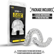 NXTRND CLASSIC Juego de 2 Protectores Bucales Deportivos, Ultra Delgado, para Fútbol Americano, Boxeo, Combate,, Jiu-Jitsu,, para Adultos y Niños - Amarillo - Ver 9