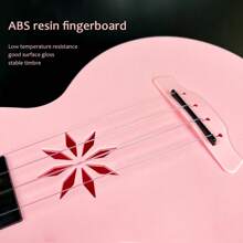 23-Inch Carbon Fiber Concert Ukulele - Waterproof, Ultra-Light Travel Ukulele, Suitable For Adults And Professionals (White) - White - View 5