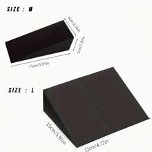 2pcs Of Adjustable Squat Wedges And Calf Stretching Slant Boards - Trikonasana Yoga Blocks For Enhancing Stability Training, Leg Strength, And Balance - Durable Black Fitness Equipment For Weightlifting, Leg Rehabilitation, And Deep Stretching, Featuring A Smooth Surface, Sturdy Construction, Training Aids, Specifically For Fitness.