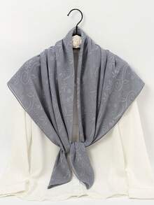 1 chiếc khăn trùm đầu VELA họa tiết hoa màu nước Boho dành cho nữ, khăn choàng thời trang đường phố dành cho cả nam và nữ, thích hợp để mặc hàng ngày, mùa thu/đông - Nhiều màu - Xem 9