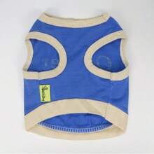 1pc Versatile Lightweight Sleeveless Vest, Minimalist Letter Design, Suitable For Cats & Dogs, Summer - Blue - View 8