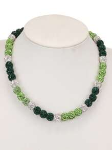 1 件男士运动棒球串珠项链，适合女士运动员 Bling Ice Collection 棒球项链，送给父子家人的圣诞节情人节礼物 - Beaded necklace - 查看 10