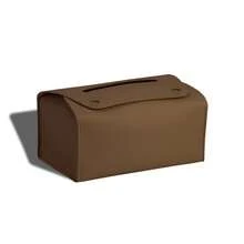 1 Premium Pu Leather Tissue Box Holder For Home Decor And Desktop Organization, Suitable For Dining Room, Living Room, Kitchen, Perfect Tissue Storage Box, Elegant Faux Leather Finish, Sturdy And Slim Design, Easy Refill, Anti-Slip Base, Keeps Tissues Clean And Accessible, Space-Saving, Durable And Easy To Clean, Ideal For Office Desk, Vanity, Breakfast Nook, Great Gift For Mother's Day And Spring Gatherings, Complements Modern Minimalist Interiors - Multicolor - View 9