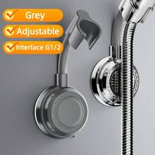 [No Drill]Suction Cup Shower Head Holder - Adjustable Bathroom Shower Bracket For Handheld Sprayer, Universal Fit (360° Rotation, Strong Adhesion) Bathroom Accessories Bathroom Tools - Multicolor - View 13