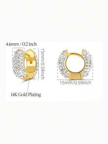 Orecchini a cerchio colorati al neon - Orecchini a cerchio rosso scintillante, orecchini a cerchio rosa carini per donne, orecchini con cristalli dorati per donne e altro ancora