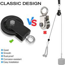 Pulley System Gym, Cable Pulley System Gym Pulley System For Home Gym Fitness Pulley Cable System Cable Pulley System Home Gym For Gym Equipment, Ladder Lift, DIY Home Projects