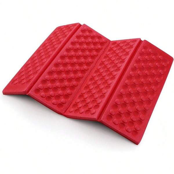 3940 Portable Lightweight Mini Waterproof Folding Mat Foam Sitting Pad For Outdoor Activities Foldable Kneeling And Seat Cushion For Comfort Red