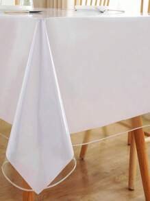 Wodoodporny, odporny na rozlanie oleju, przezroczysty, plastikowy kwadratowy obrus, winylowy, PVC, farmowy, przezroczysty, łatwy do czyszczenia, ochronny na stół do kuchni i jadalni