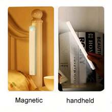 USB Rechargeable LED Motion Sensor Light - Wireless Design, Warm White Night Light, Suitable For Kitchen, Wardrobe, Corridor, Stairs, Bedroom And Other Spaces, Ideal Choice For Hotels, Bars And Restaurants - Cabinet Lights - View 6