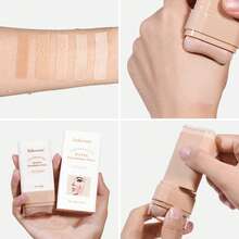 1 件 20 克遮瑕粉底棒，带刷子，平滑轮廓高光哑光液体粉底，适用于日常和节日妆容 - 彩色 - 查看 12