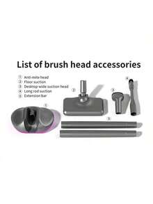 Cordless Handheld Dust Mite Vacuum Cleaner, Suitable For Car And Home, Strong Suction, 2000mAh Battery Capacity - Multicolor - View 6