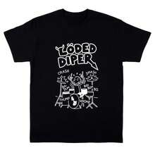 Loded Diper Rodrick T-Shirt Funny LODED DIPER DIARY OF A WIMP KID Top Men Women Summer Unisex Street Loose Casual  Oversize (1) - 黑色 - 查看 1