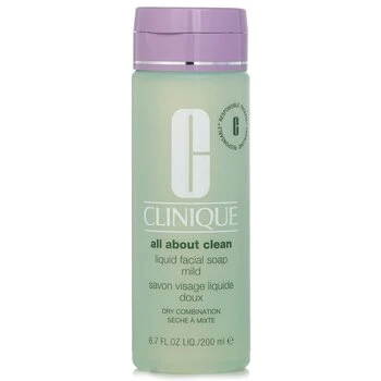 Clinique All About Clean Liquid Facial Soap Mild - Dry Combination Skin(Random Packaging) - Clear - View 1