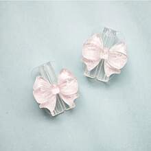 [Protector de cable duradero] 2 piezas Protector de cable USB rosa duradero con diseño elegante para accesorios de teléfono - Protector de cable de plástico con adorables acentos de lazo, protector de cable para cables de carga - Conjunto multicolor de 2 piezas - Ver 8