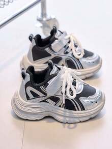 1 Paio di Scarpe Sportive Casual per Bambini Piccoli/Bambini, con Suola Morbida Antiscivolo e Traspirante, Sneaker da Trekking Leggere, Adatte per Tutte le Stagioni