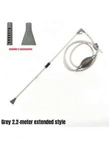 1pc Aquarium Siphon, Manual Fish Tank Siphon Water Changer, Gravel Cleaner For Fish Tank - Blue - View 14