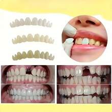 3件套优雅百搭DIY牙齿装饰品，男女皆宜，精美礼品 - 彩色 - 查看 5