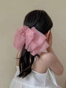 1 buc fete drăguț plasă arc minimalist modă versatil dulce elegant minunat păr clip agrafe păr accesoriu de păr