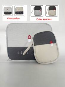 Sac de rangement imperméable pour médicaments, grand + petit, trousse de premiers soins portable pour la maison et les voyages, organisateur de fournitures médicales