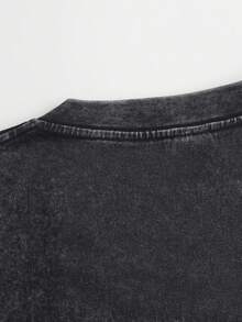 3 PCS Solid Color T-Shirts Fashion Retro Men's T-Shirts 230g Heavyweight Cotton Dropped Shoulder Design Unisex Short-Sleeve T-Shirts For All Seasons Casual Occasions Gift For Boyfriend 100% Pure Cotton Streetwear Designed For Young People Ideal Gift Between Friends Men's Clothing Men's T-Shirts - 黑色+灰色+藍色 - 查看 6