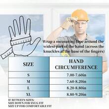 Mens Work Gloves, Synthetic Leather Mechanic Gloves, Utility, Touchscreen, Multipurpose, Construction, Warehouse, Truck Driving - Large+++Yellow - View 4