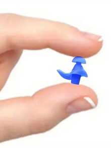 Conjunto de 3 Peças de Tampões de Ouvido de Silicone, Tampões de Ouvido Reutilizáveis e À Prova d'Água para Natação, Surfe, Mergulho e Banho, Ajuste Durável e Confortável