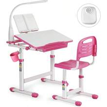 Table And Chair Set - Pink - View 1