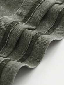 Three-Piece Solid Color T-Shirts Fashion Retro Men's T-Shirts 230g Heavyweight Cotton Dropped Shoulder Design Unisex Short-Sleeve T-Shirts For All Seasons Casual Occasions Gift For Boyfriend 100% Pure Cotton Streetwear Designed For Young People Ideal Gift Between Friends Men's Clothing Men's T-Shirts - 綠色+灰色+杏色 - 查看 7