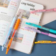Tyno ST-63 0.7mm/0.5mm Colored Ballpoint Pen Set, 1 Set 4/6/8/12 Colors, Student Highlighter Pens, Manual Accounting, Hand-Drawn Neutral Pens, Back To School Colored Ballpoint Pen Set - Sets - View 12