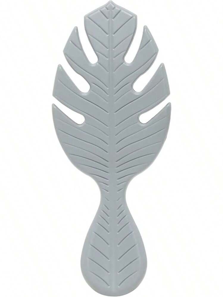 Cepillo desenredante para rizos de cabello, rosa pálido, cerdas ultra suaves que se deslizan a través de los enredos con facilidad, todo tipo de cabello, sin puntas abiertas y sin dolor, para cabello húmedo o seco - Gris - Añade 2