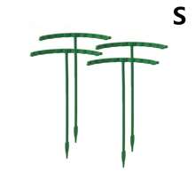 8-Piece Set, Plastic Plant Support Ring, Suitable For Greenhouse Gardens, Semi-Circular Fixed Pole, Suitable For Indoor Flowers And Climbing Plants, Flexible And Adjustable Bonsai Tool, Easy To Adjust Height