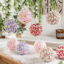 8cm Creative & Elegant Christmas Ball Ornament, Christmas Tree Hanging Decor, Christmas Decoration Home Decor Christmas Decorations Room Decor Winter