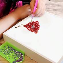 SNA 10 buc 2025 stil nou DIY pictură cu diamant Crăciun brad pandantiv agățat ornament breloc doamnă geantă pandantiv DIY cadouri de Crăciun decorațiuni de Crăciun meșteșuguri DIY pictură cu diamant artă pictură cu diamant artă pictură cu diamant decorațiuni de Crăciun decorațiuni de Halloween
