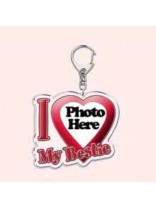 定制钥匙扣，情侣钥匙扣，情人节礼物，送给男朋友/女朋友，定制“我爱我的男朋友/女朋友”钥匙扣，彩色，可爱，萌，简约，趣味，卡哇伊，千禧年，极简主义，通勤，商务休闲，基础款，定制，个性化，独特，专属定制，送给他的理想礼物，送给她的理想礼物，送给男朋友/女朋友，送给家人/朋友，定制包包配件，轻松舒适，新年魅力 - 彩色 - 查看 47